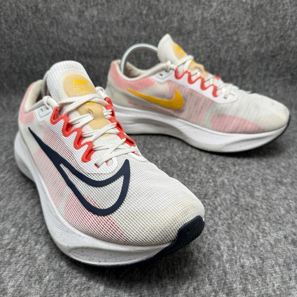 Nike Zoom Fly 5 Running Shoes Mens Size 8.5 White Bright Crimson DM8968-100
